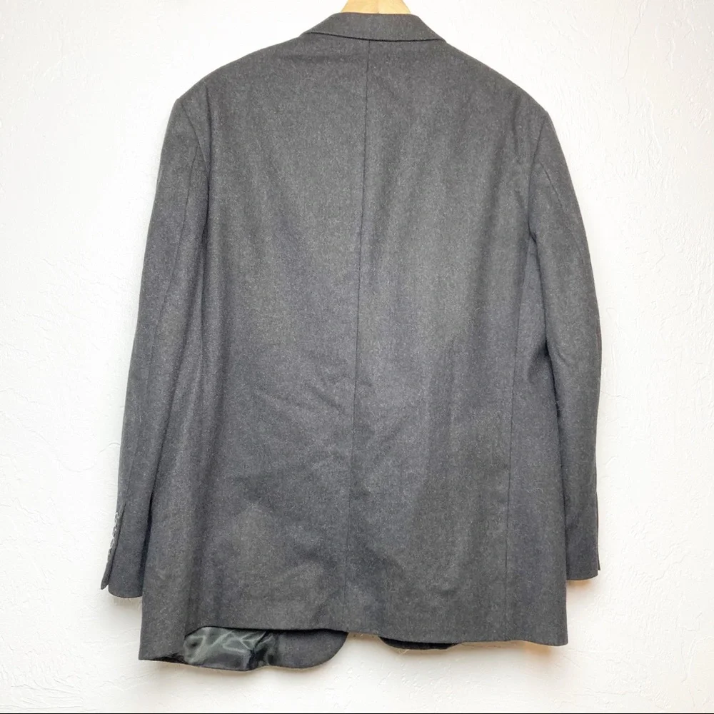 Oscar De La Renta Menswear Cashmere Black Blazer